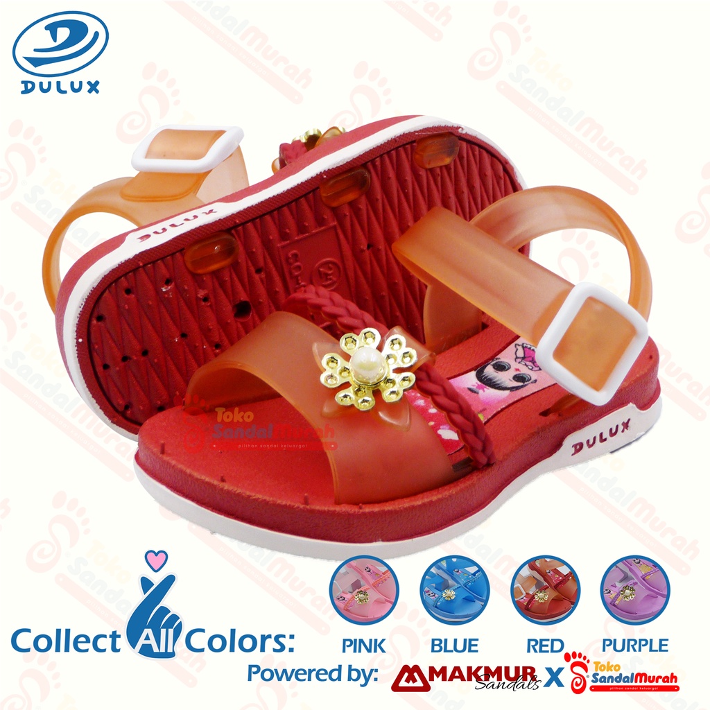 Toko Sendal Murah - Sandal Slop Anak Tali Belakang Motif Lol / Sandal Anak Balita Perempuan / Sandal Anak Perempuan / Sandal Anak Perempuan Cantik Uk 20 - 25 [Toko Sandal Murah LDS 13 CQ 062]