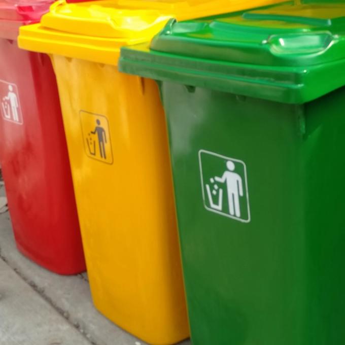 tempat sampah besar uk 240L plus polybag barang ready terus