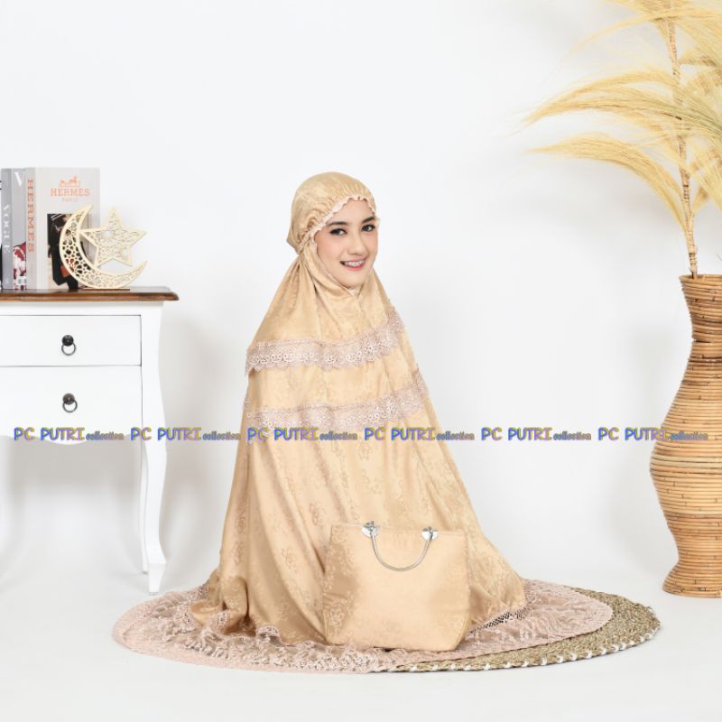 Mukena dewasa Sutra Doff ORI Premium