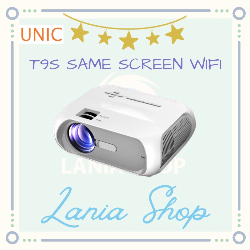 UNIC T9S SAME SCREEN WIFI Version - Full HD Projector 200 ANSI Lumens