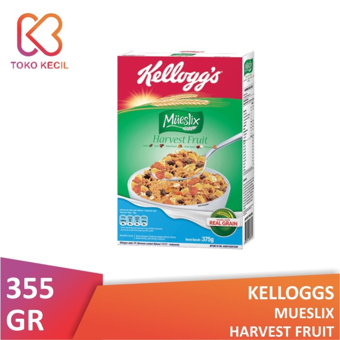 

Sereal Kelloggs Mueslix Harvest Fruit 375 Gr