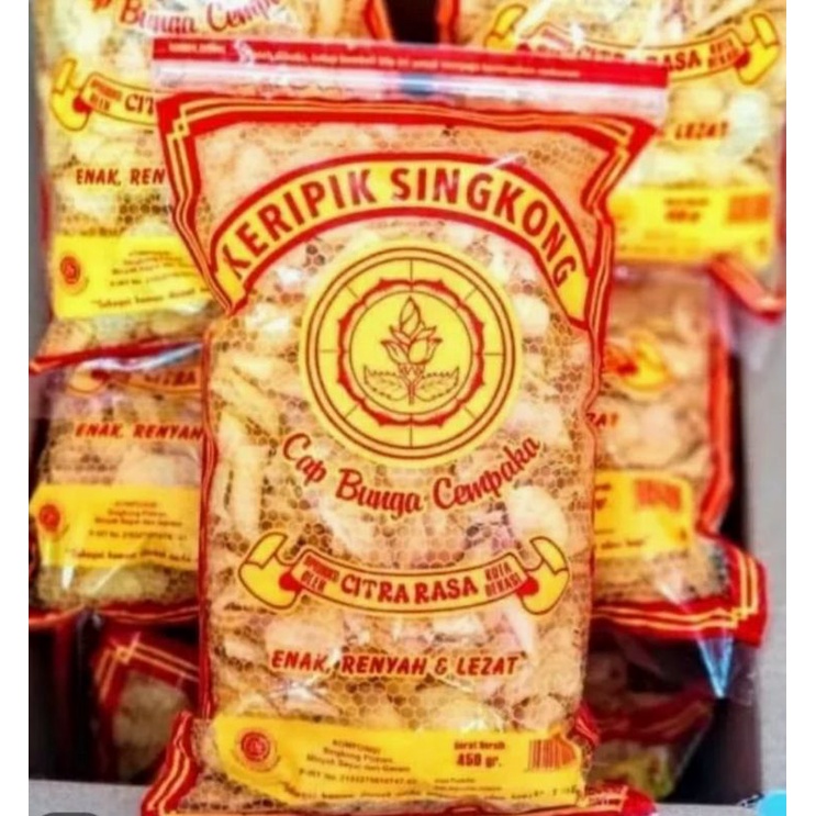 

Keripik Singkong Citra Cap Rasa Bunga Cempaka enak, renyah, murah dan terlaris