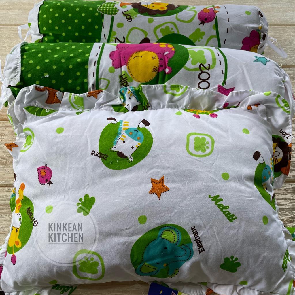 Bantal Guling Bayi Set Melati Muda-Bantal