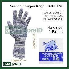 SARUNG TANGAN KERJA LOREK/JUMBO/PANJANG