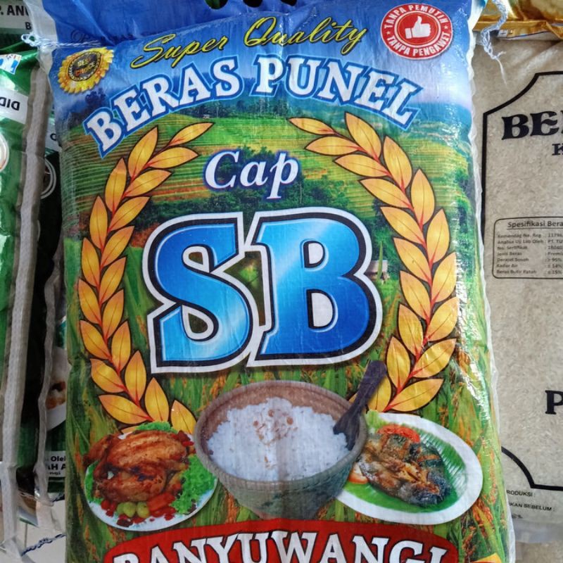 Jual Beras Sb Beras Punel Beras Original Kemasan 5kg Shopee Indonesia