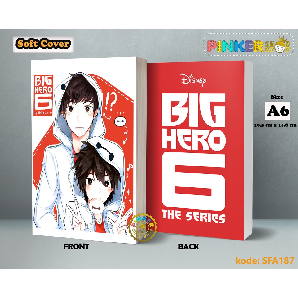 

(SFA187) Pocket Note Anime Big Hero 6 Hiro Softcover