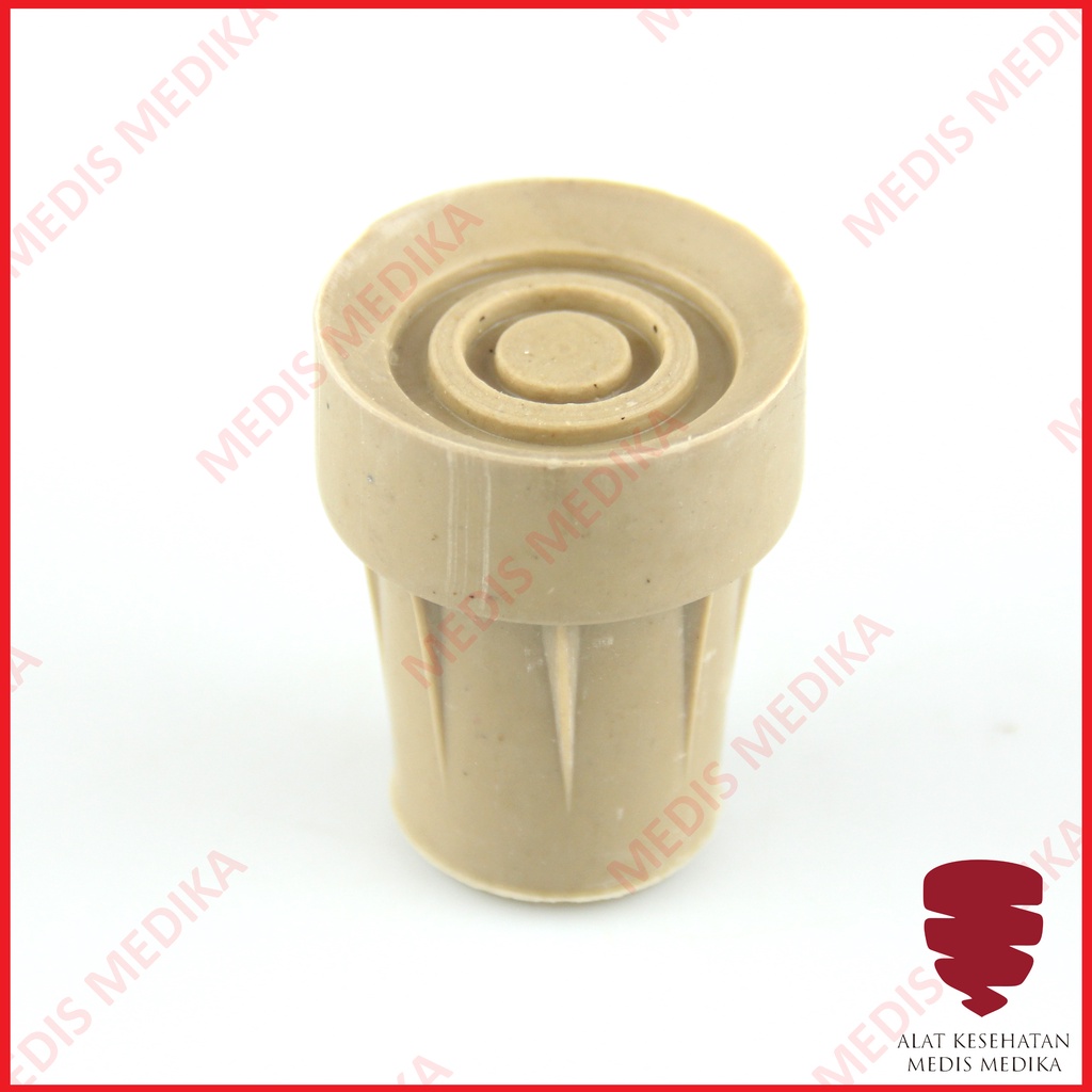 Karet Kaki Bawah Kruk Krem Tongkat Crutch Ketiak Sparepart Cream