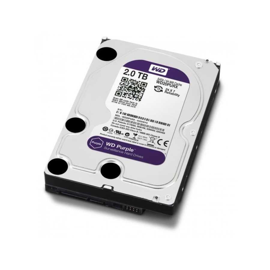 Hardisk 3.5&quot; WD Purple 2TB CCTV