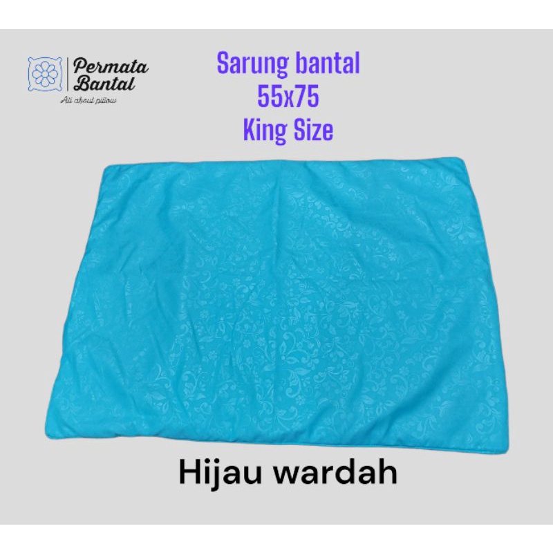 Sarung bantal emboss ukuran 55x75 King Size