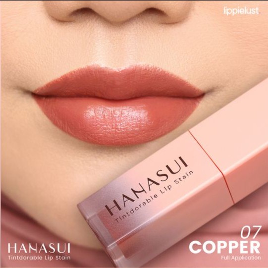 Hanasui Mattedorable Lip Cream | Matte Dorable LipCream Lipstick Cair Mate Hanasui | BOBA EDITION | TnT Beauty Shop-💋 07 Copper