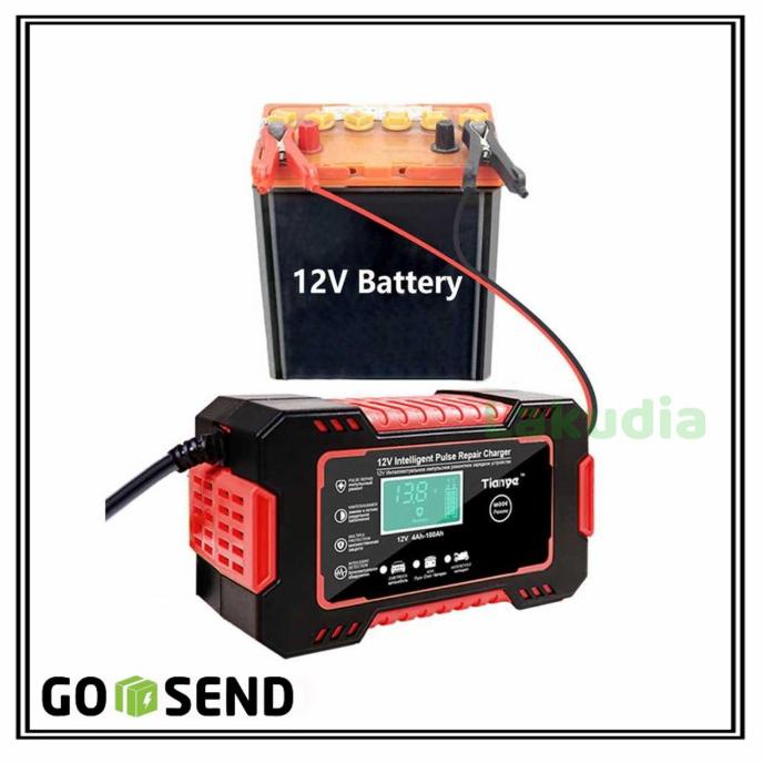 Charger Aki Mobil Smart Battery Charger 12V 4-100Ah