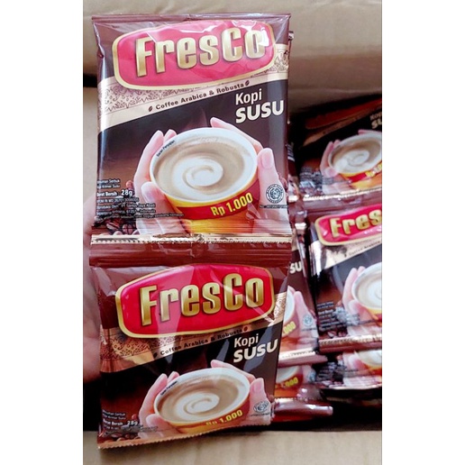 Fresco kopi susu renceng 28 gr x 10 pcs