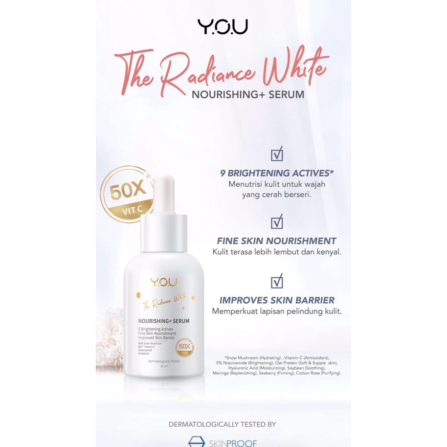 Paket YOU Skincare Y.O.U The Radiance White Brightening Series