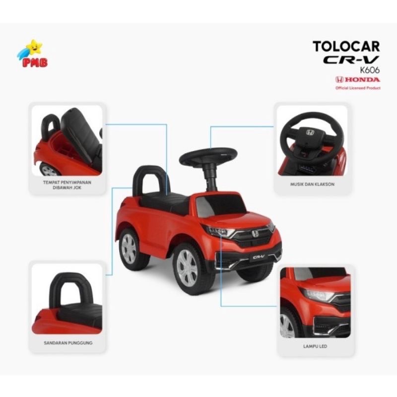 Mobil Aki &amp; Manual CRV PMB 606, 606B, 606C Mobilan Anak