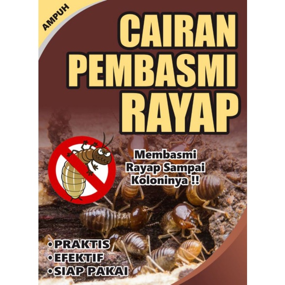 Cairan pembasmi RAYAP dan SERANGGA ampuh kemasan spray 250 ml