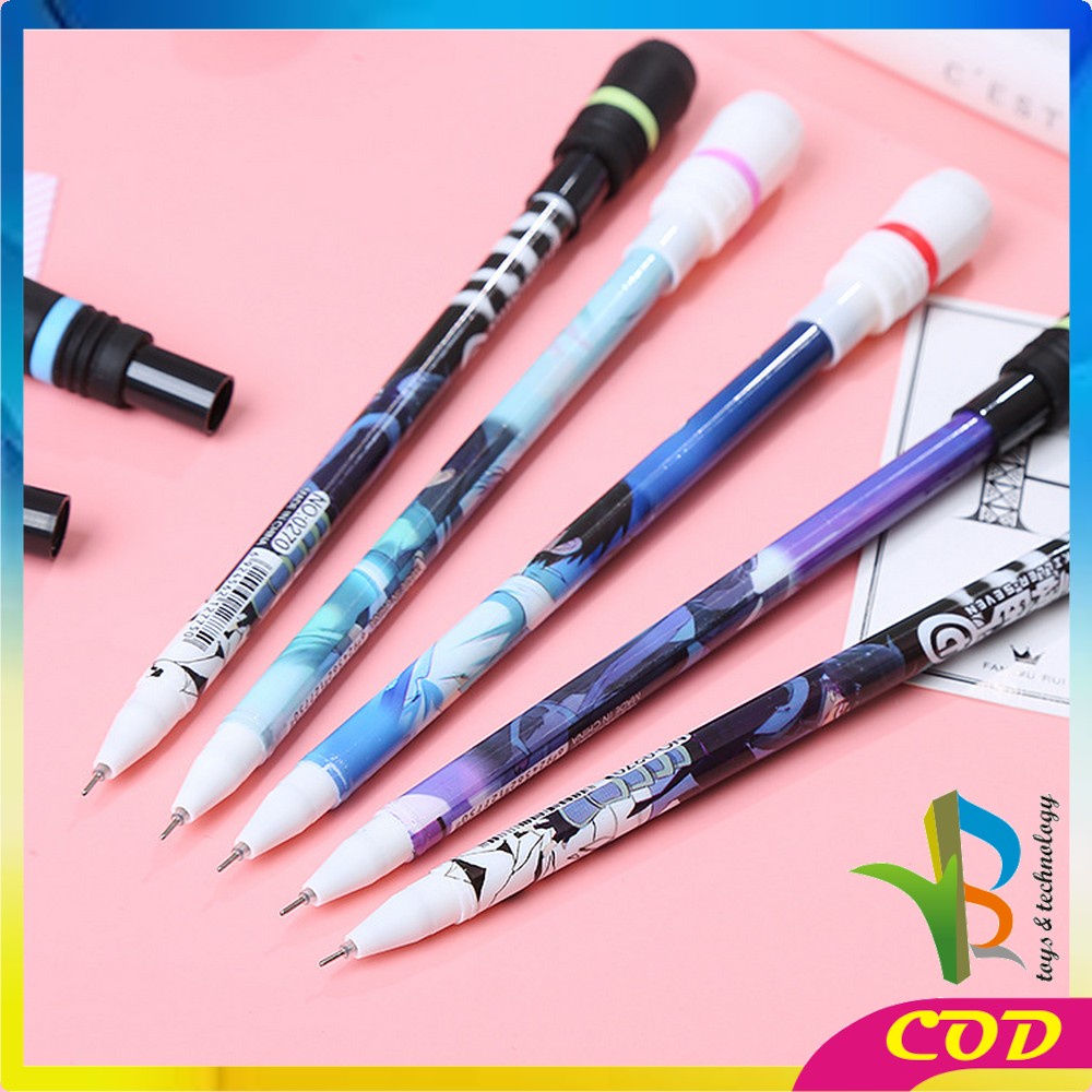 RB-A38 Spinning Pen Pulpen Putar Karakter Anti Stress / Pena Pulpen Putar Mainan Anak Pen Spinner Balance