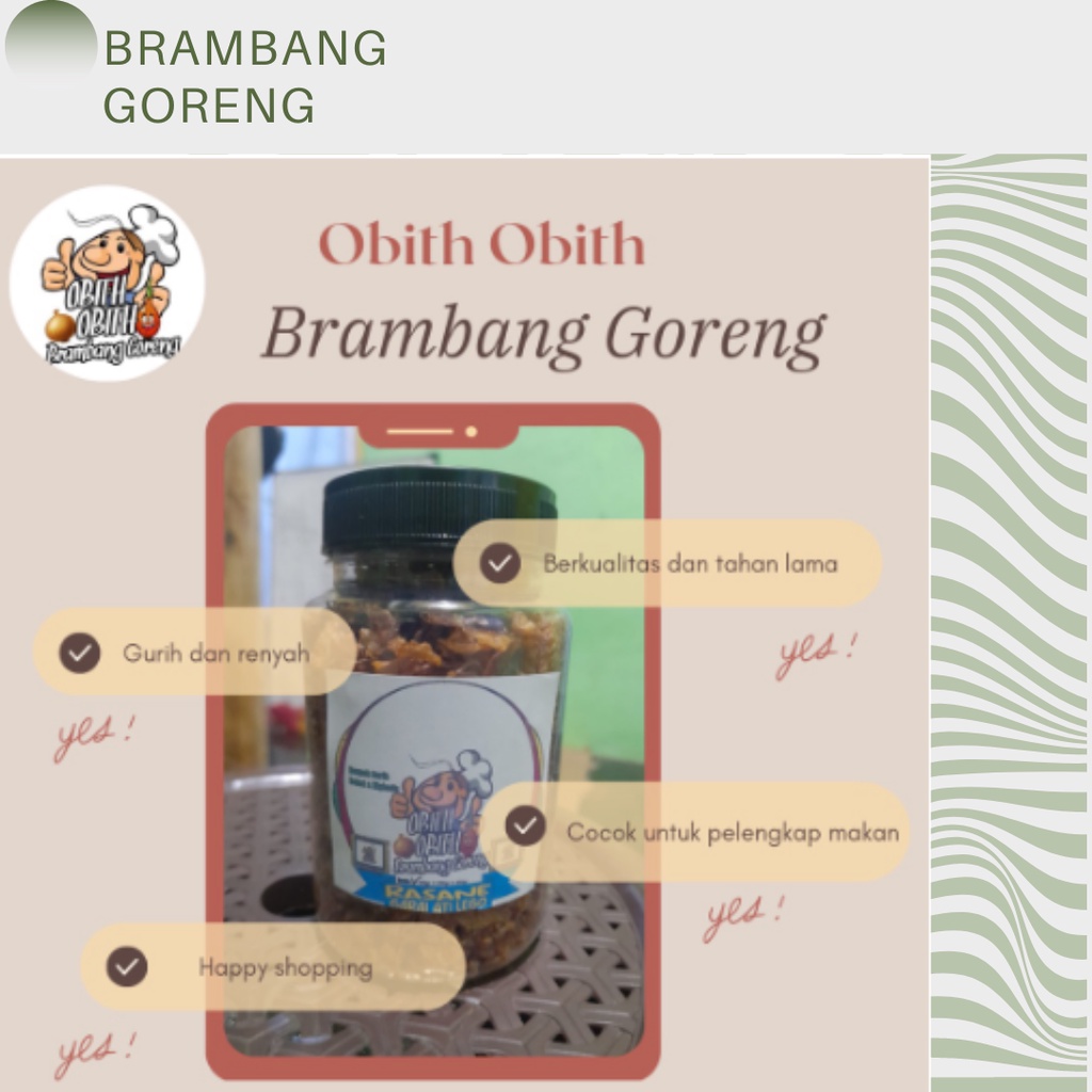 

Bawang Merah Goreng Original Brambang Goreng Asli Tanpa Tepung 100 gr brambanggoreng brambanggorengasli brambanggoreng1kg brambanggorengtoples brambanggorengbj brambanggorengbrebes brambanggorengsanjaya brambanggorengtanpatepung