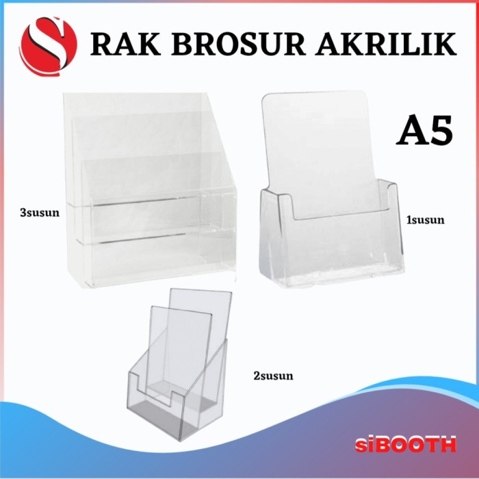 

Rak Akrilik Tempat Brosur Ukuran A5