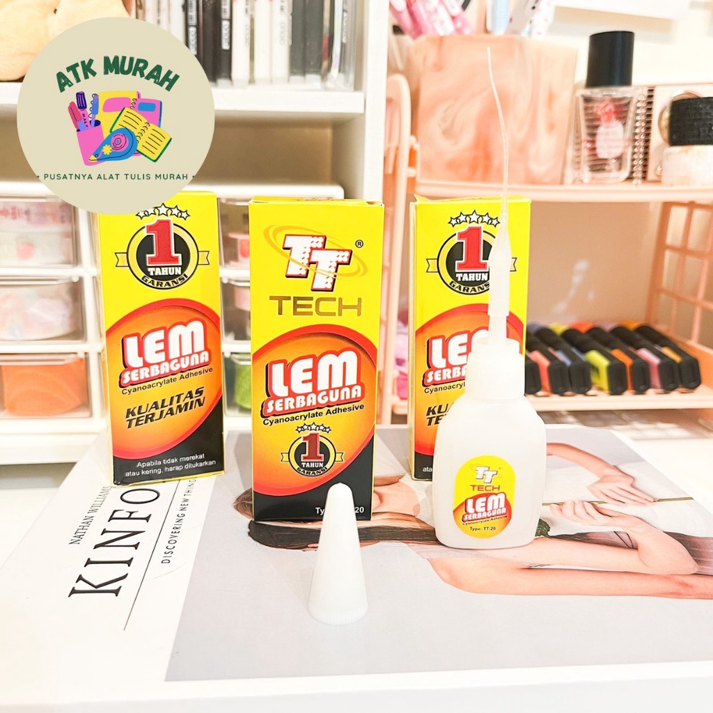 

Lem Tech Korea lem Setan Glue Lem Besi Superglue , KUALITAS ORIGINAL korea Peralatan kantor bengkel