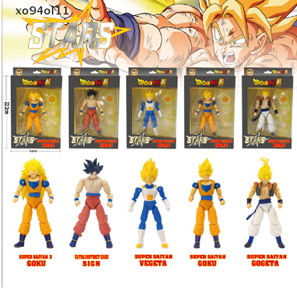 Xo Action Figure Karakter Dragon Ball Goku Vegeta Bahan PVC Untuk Hadiah Anak