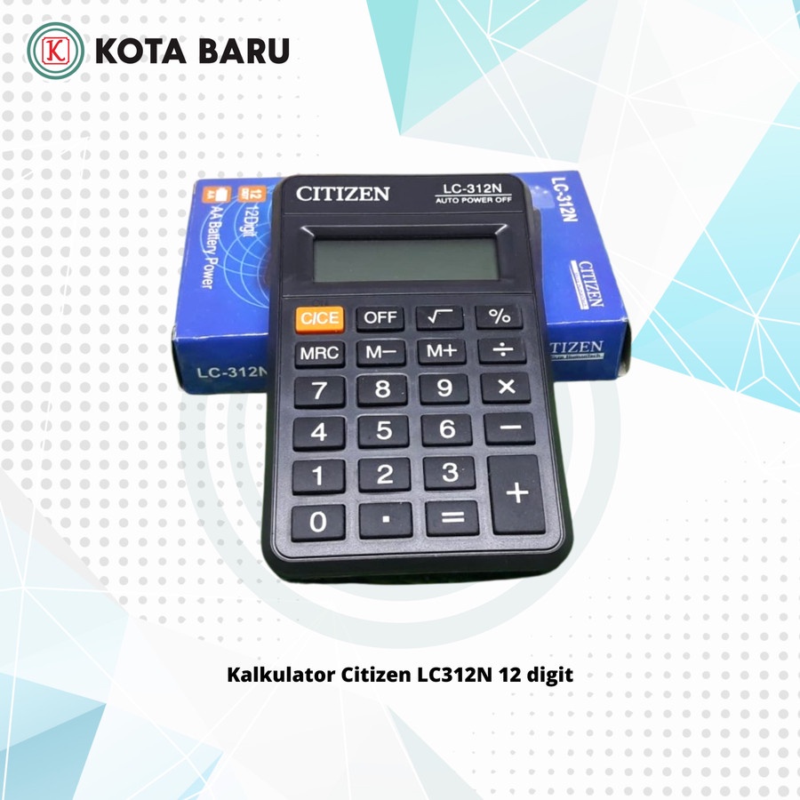 

Kalkulator Citizen LC312N 12 digit