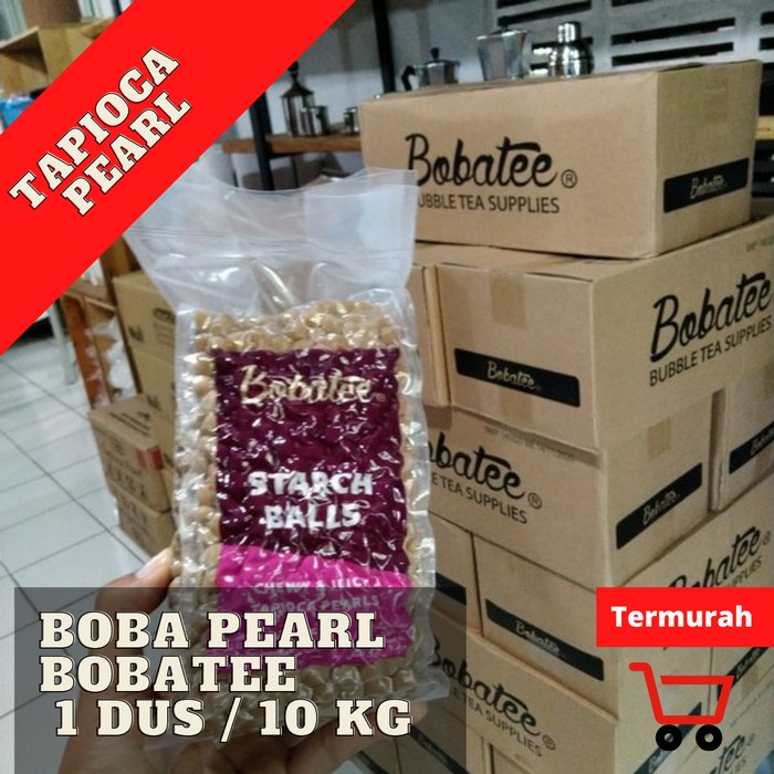 

Tokopratiwiw - Bobatee Grosir 1 Dus Isi 10 Kg , Tapioca Pearl, Bobatee