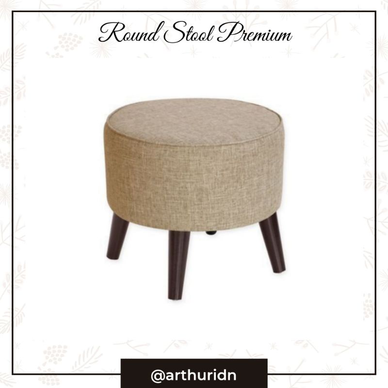 Jual Round Stool Kursi Bulat Sofa Bulat Stool Scandinavian Tortilla By Arthur Shopee