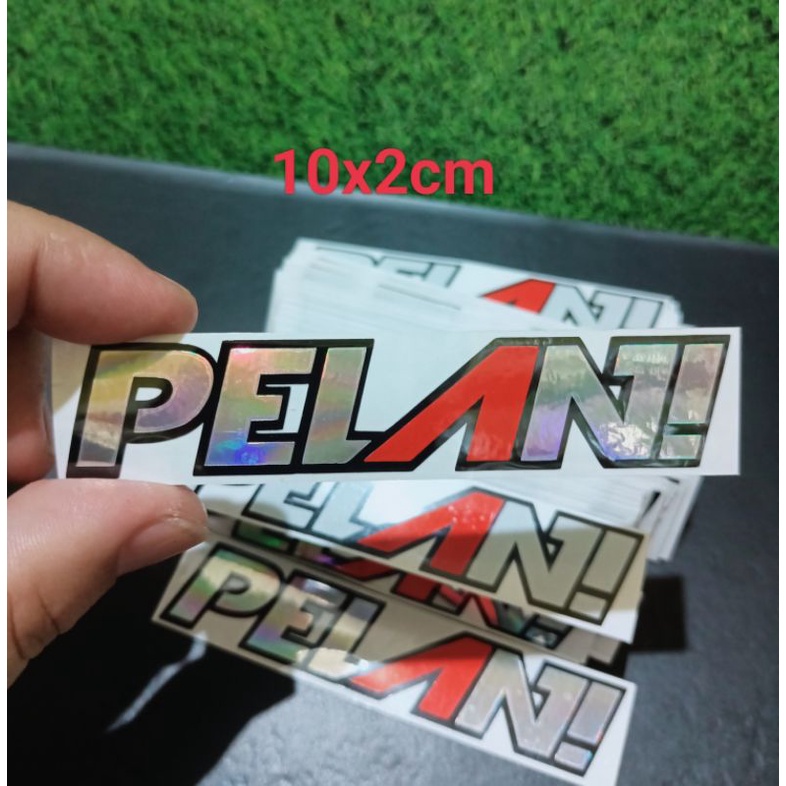 Sticker motor Pelan stiker cutting