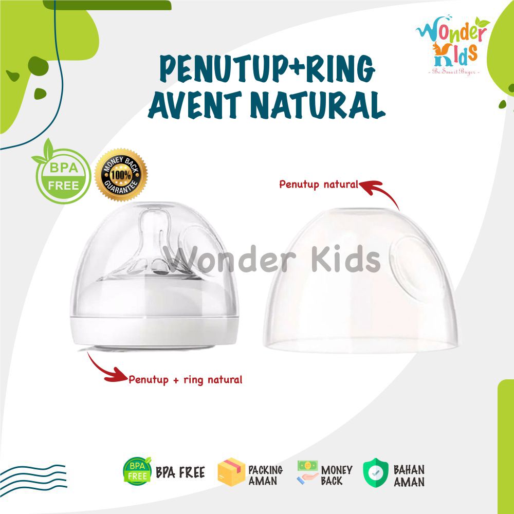 Penutup dan Ring Botol Susu Avent Natural Dan Avent Classic Bpa Free OEM
