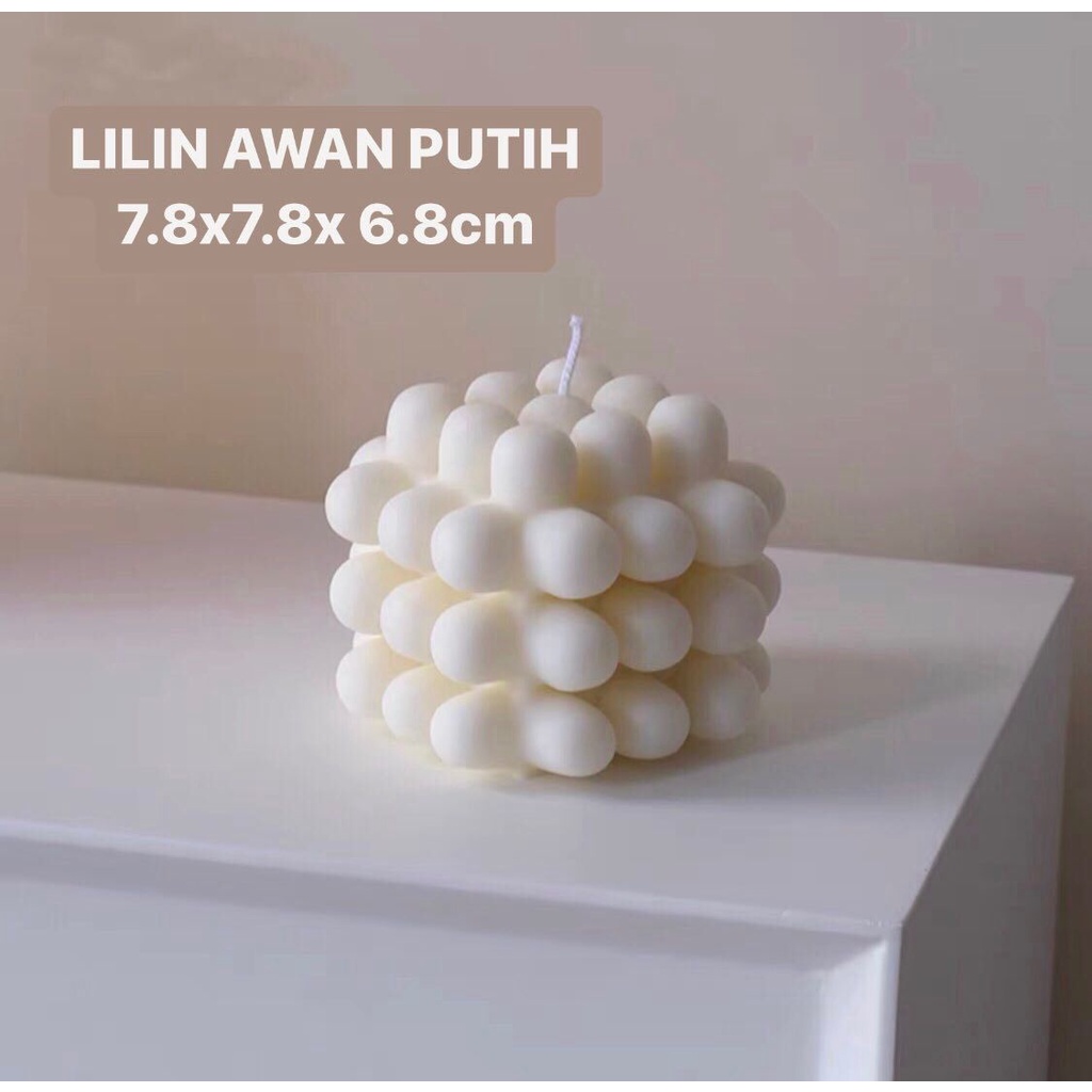 Lilin Korea - LILIN AROMATHERAPHY NORDIC BUBBLE AWAN / RAJUT KNITBALL