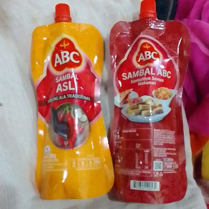 

** Sambal ABC Asli & Extra Pedas Tutup Ulir 380 Gr**✓✓
