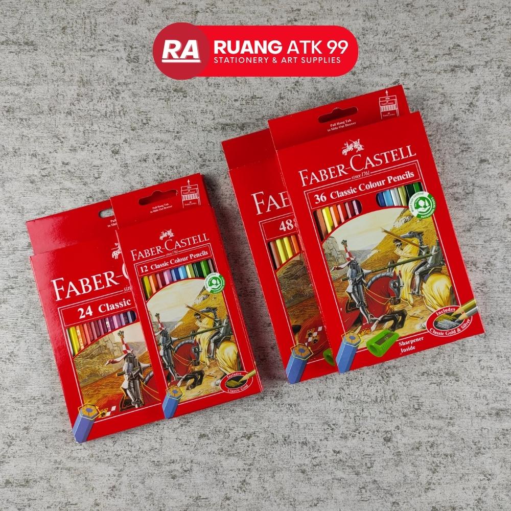 

Faber-Castell Pensil Warna Classic Color 12/24/36/48 Color