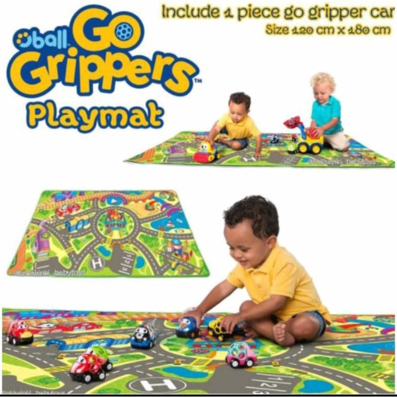 Oball Go Glippers playmat bonus car racing