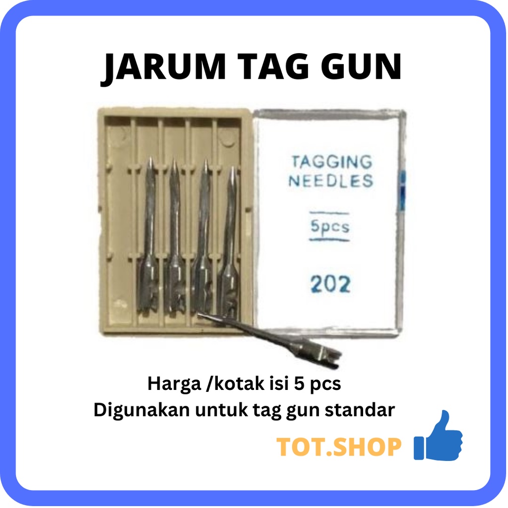 

JARUM TAG GUN STANDAR NO 202 @5 PCS