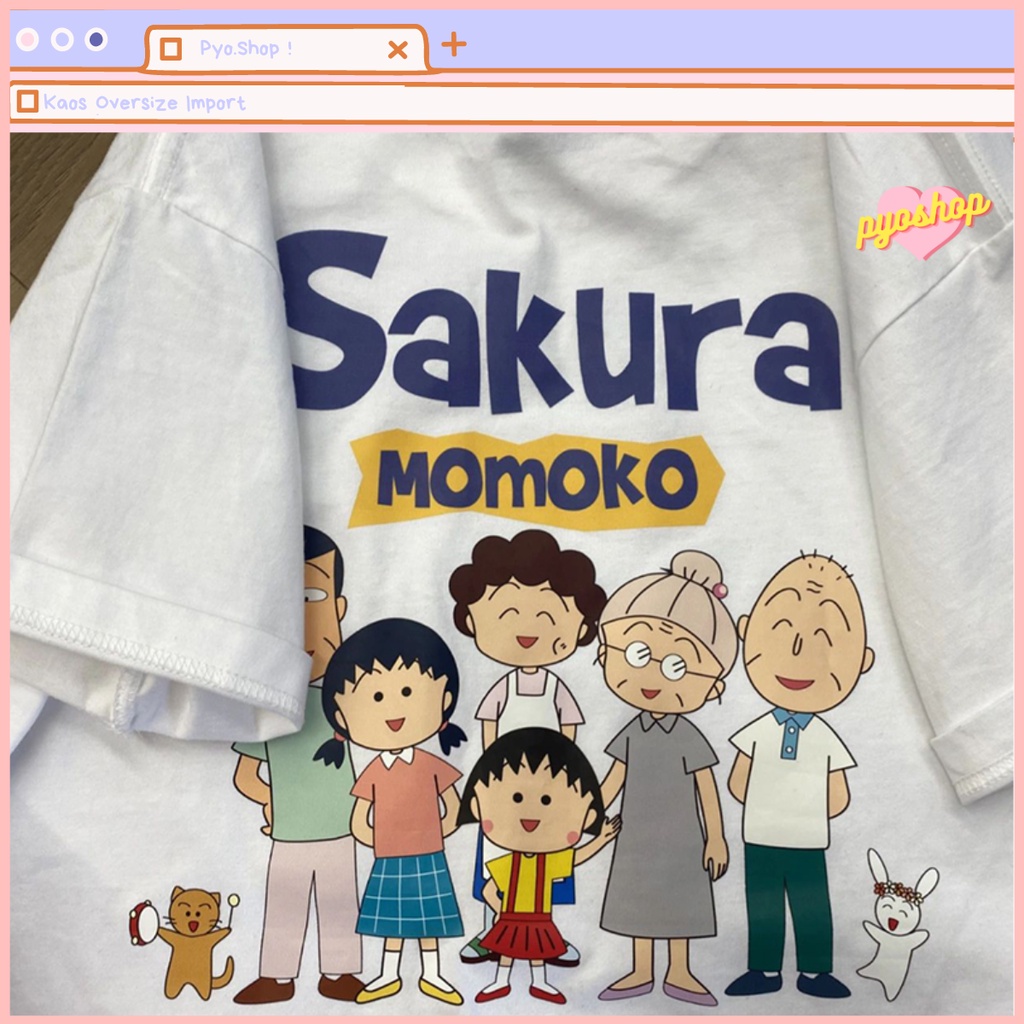 Tshirt Oversize Import Chibi Maruko