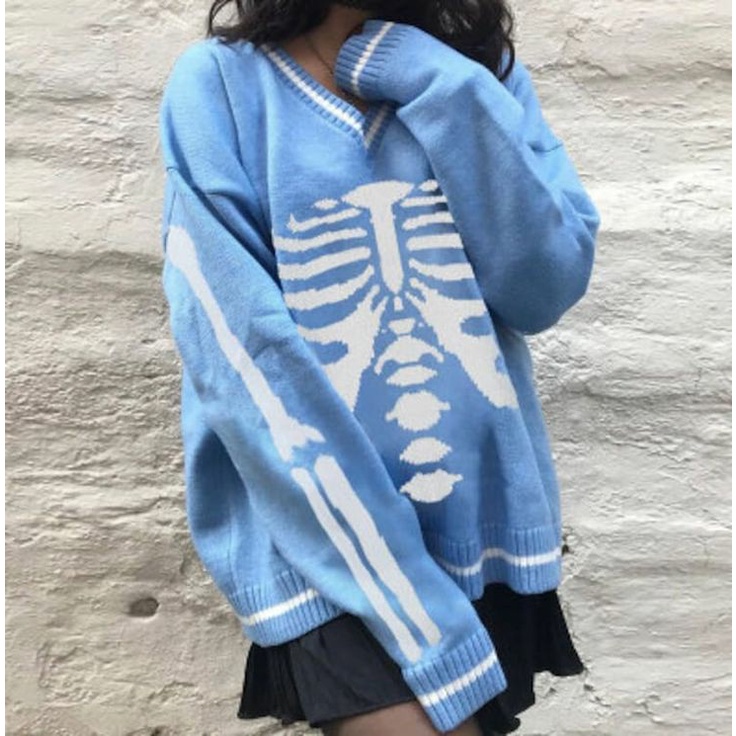 Skeleton sweater knitwear