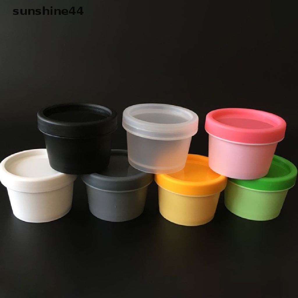 Sunshine 1Pc Botol Plastik Kosong Isi Ulang Portable 50g Untuk Travel