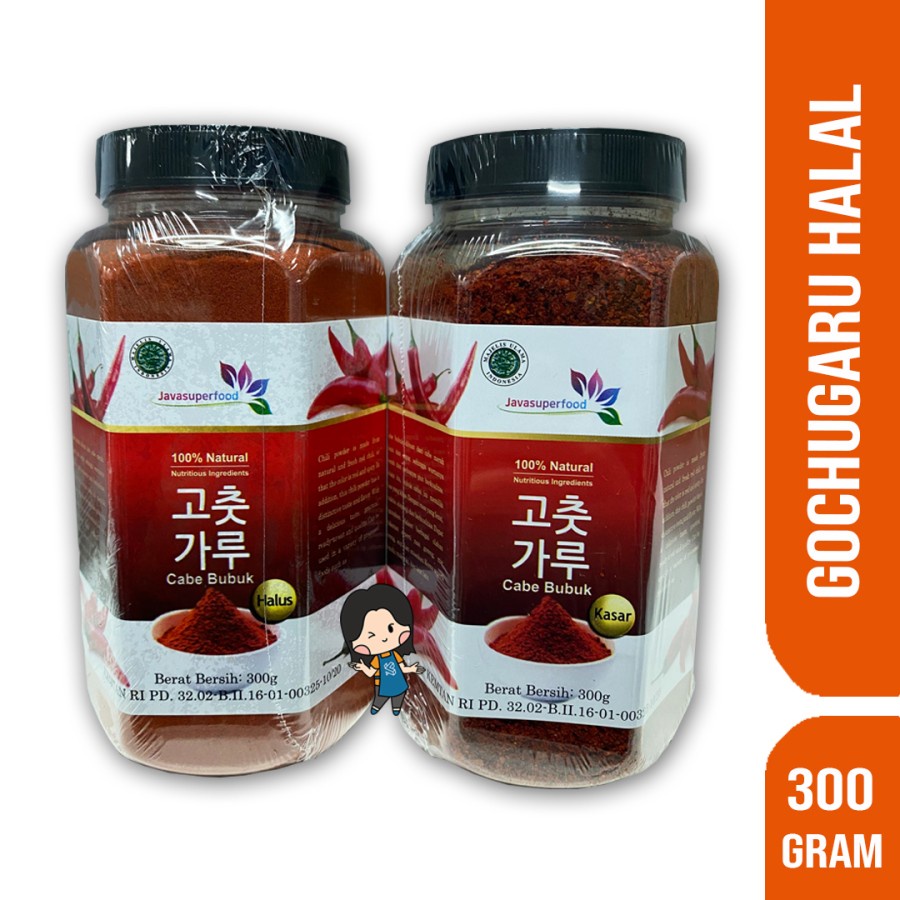

Gochugaru Halal 300 gr | Bubuk Cabe Halal | Korean Gochugaru Halal