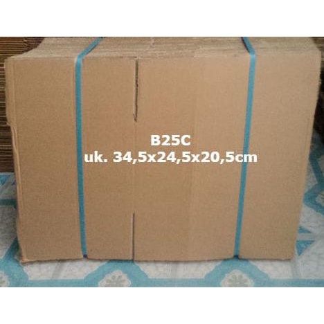 

(B25.C) Kardus - 34,5 x 24,5 x 20,5 Karton Box Boks Polos - isi 25pcs