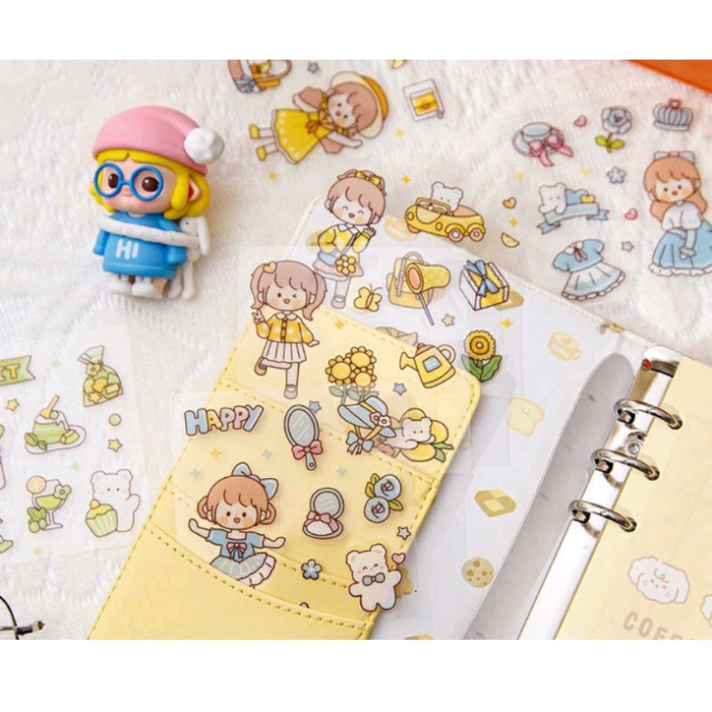

sticker waterproof sticker Momo sticker viral dapat box isi 100 lembar