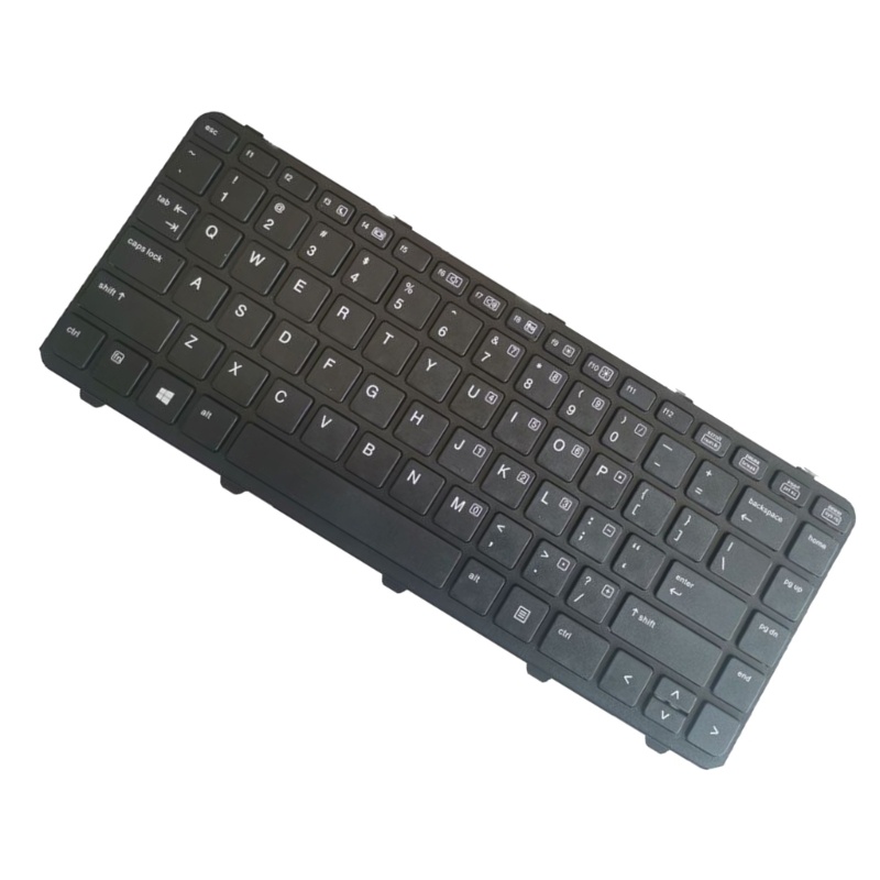 Btsg Untuk HP PROBOOK 640g1 645g1 Keyboard Dengan Frame US 738687-001 Win8 Aksesoris Keyboard Hitam Pengganti Baru