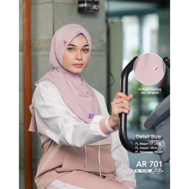 HIJAB AR RAFI Jilbab Instan SPORT AR 701