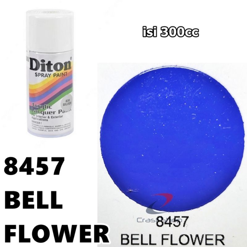 Cat Pilox Diton Bell Flower 8457 300cc Warna Biru Keunguan Sepeda Motor Mobil Velg Mesin Helm