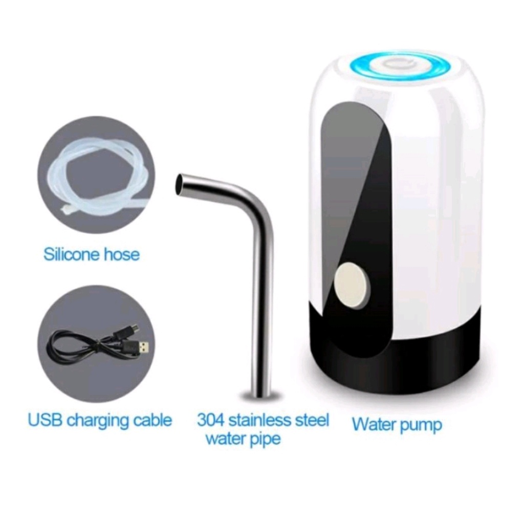 Pompa Galon Air Elektrik Portable USB Rechargeable Water Dispenser