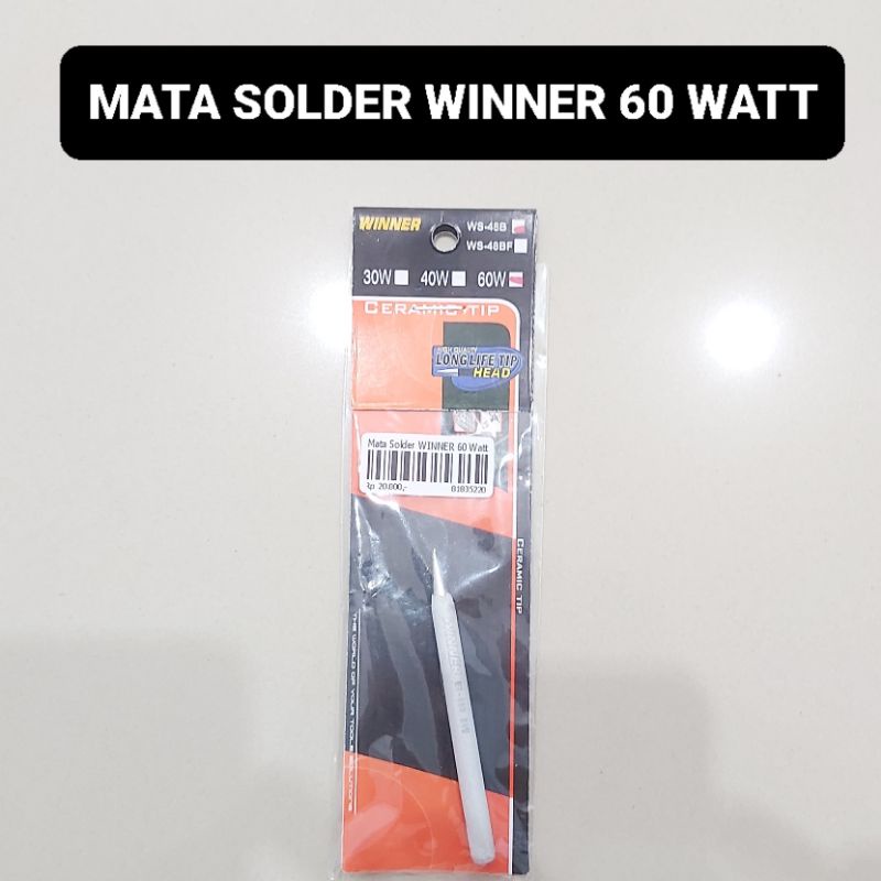 WINNER Mata Solder 60 Watt Kristal Ujung