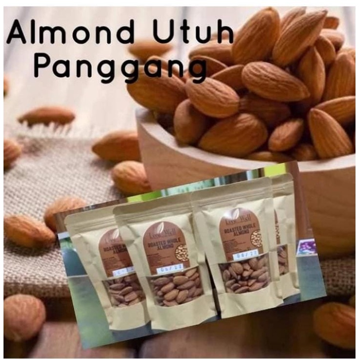 

Kacang Almond Panggang Siap Makan 100 Gram