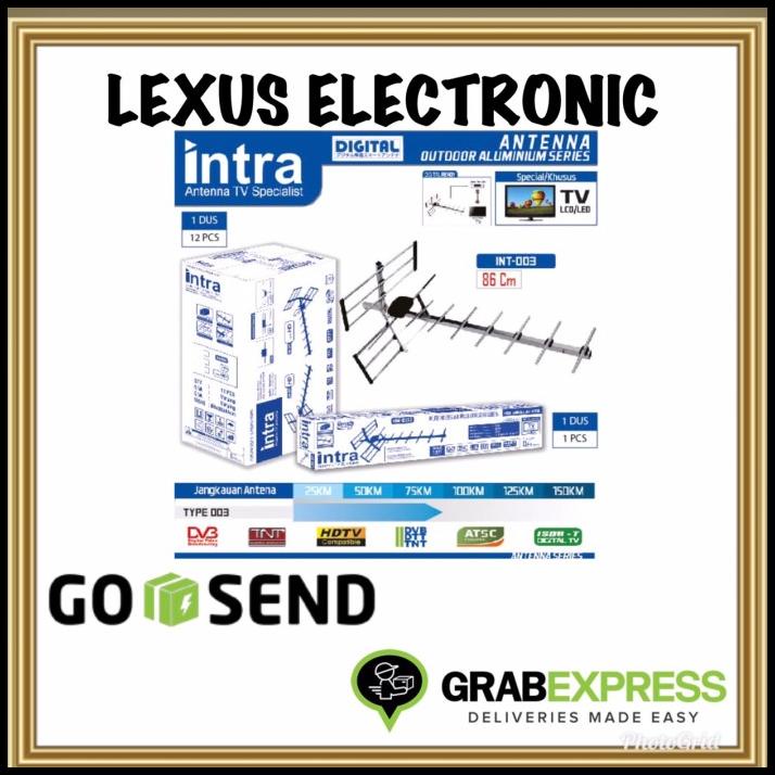 Antena Digital | Antena Outdoor | Dvb-T2 | Int 003 | Int-003 | Intra