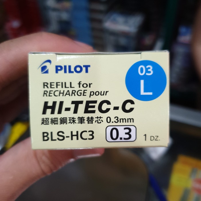 

Refill Pen Hitec-c Pilot 0,3 - Biru