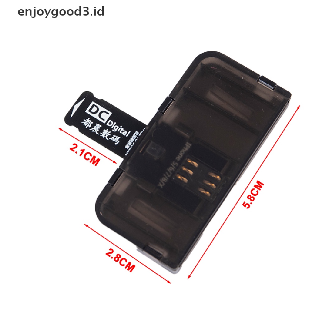 Adapter Card Reader SIM Nano Mini Untuk iOS 5 / 6 / 7 / 8 / X