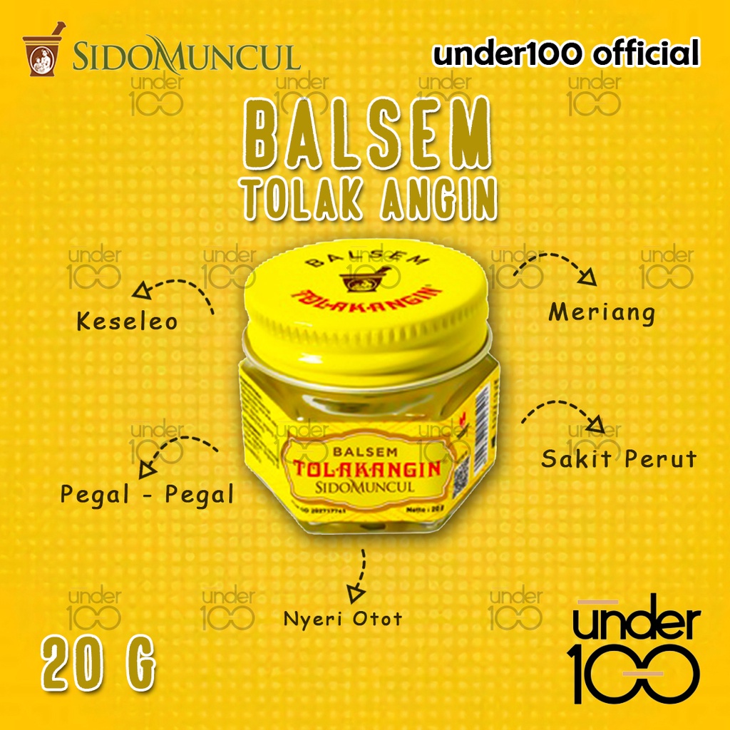 ❤ Under100 ❤ Balsem – Tolak Angin (20 g) | HALAL BPOM